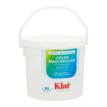 Klar Color sensitive Waschpulver ohne Duft 4,750 kg